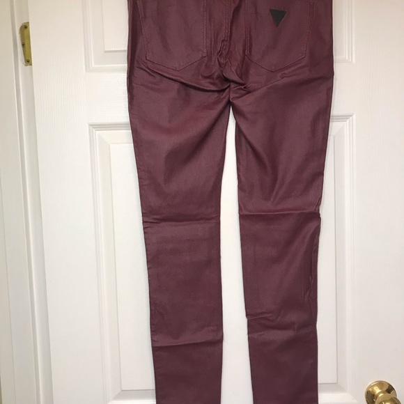 Purple OR red pleather jeans/jeggings - Picture 8 of 9